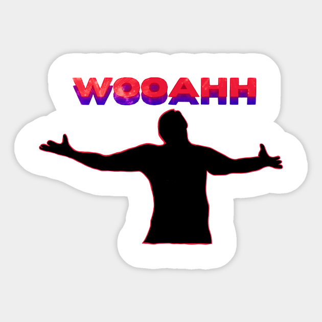 Cody Rhodes 'Woah' pose Sticker by OilyDesigns